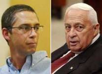 Gilad and Ariel Sharon